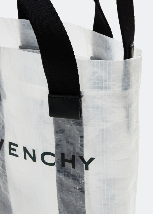 Medium Translucent Tote Bag in Neutrals - Acne Studios