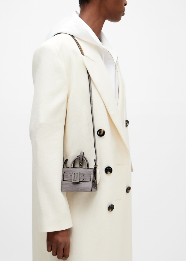 BOYY Bobby Charm bag for Women - Grey in UAE | Level Shoes
