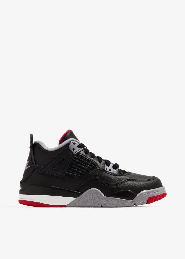 Nike Jordan 4 Retro sneakers for Boy Black in Bahrain Level Shoes