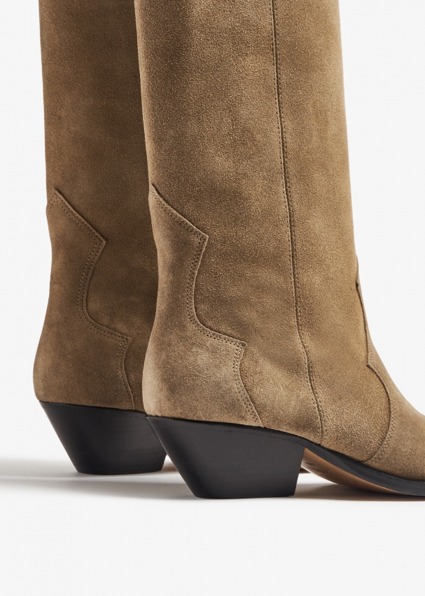 Isabel Marant Denvee suede boots for Women - Brown in UAE | Level Shoes