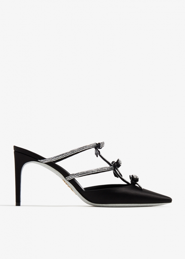 René Caovilla Caterina mules for Women - Black in UAE | Level Shoes