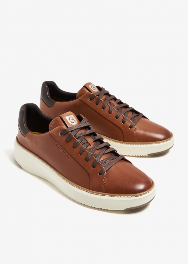 Cole Haan GrandPrø Topspin sneakers for Men - Brown in UAE | Level Shoes