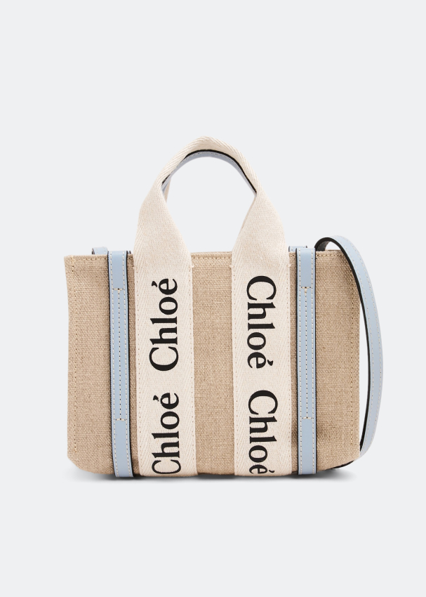 Chloé Woody mini tote bag for Women - Beige in UAE | Level Shoes