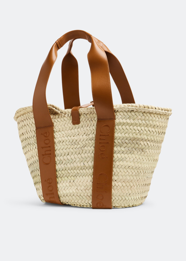 Chloé Chloé Sense medium basket bag for Women - Brown in UAE | Level Shoes