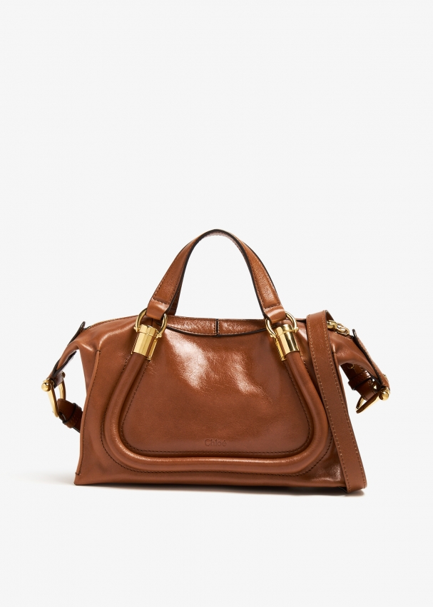 Chloe Small Paraty 24 shoulder bag for Women Brown in KSA Level Shoes