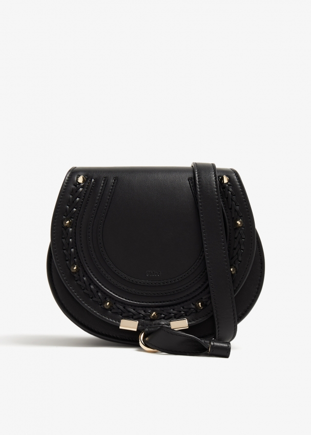 Chloé Marcie small saddle bag for Women - Black in UAE | Level Shoes