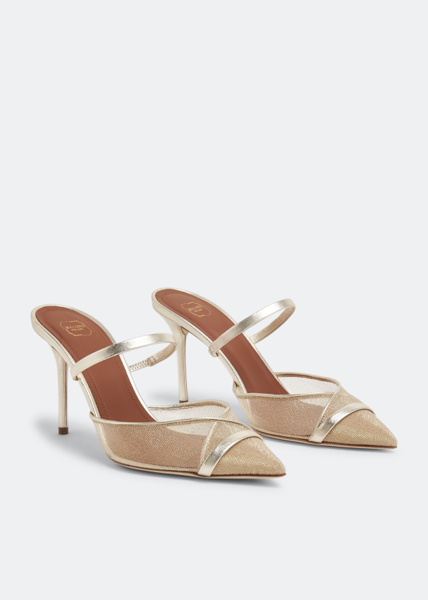 Malone Souliers Clio 85 mules for Women - Gold in UAE | Level Shoes