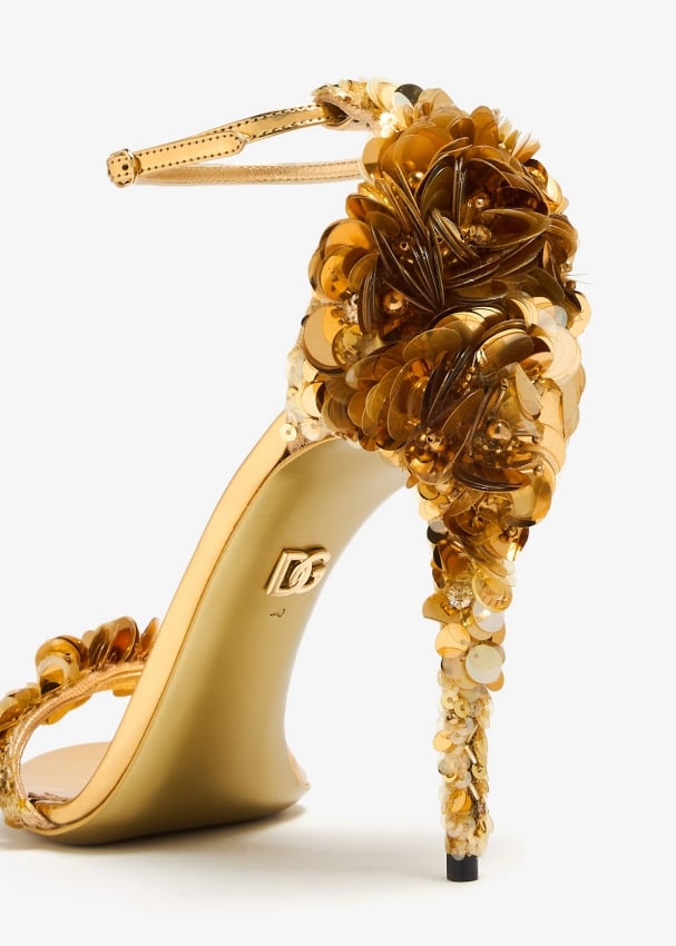 It's Raining Roses: Dolce & Gabbana Rose Inspired Designer Sandals -  Stylish in the City