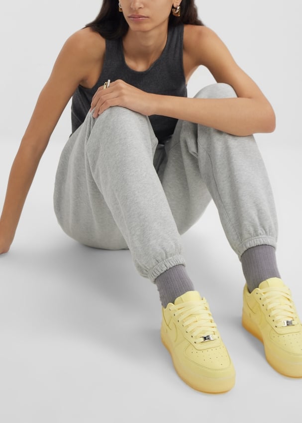 Yellow nike af1 cheap