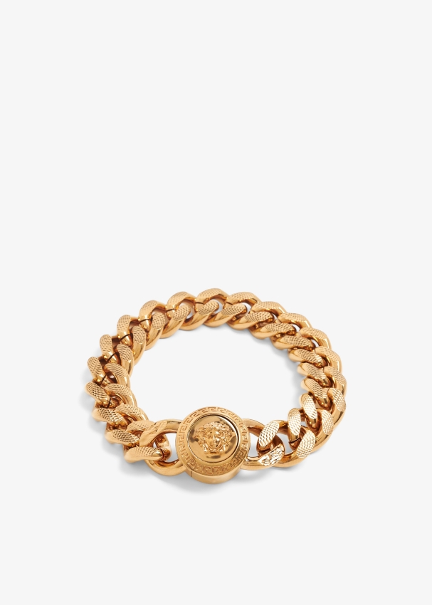 Versace Medusa chain bracelet for Men - Gold in UAE | Level Shoes