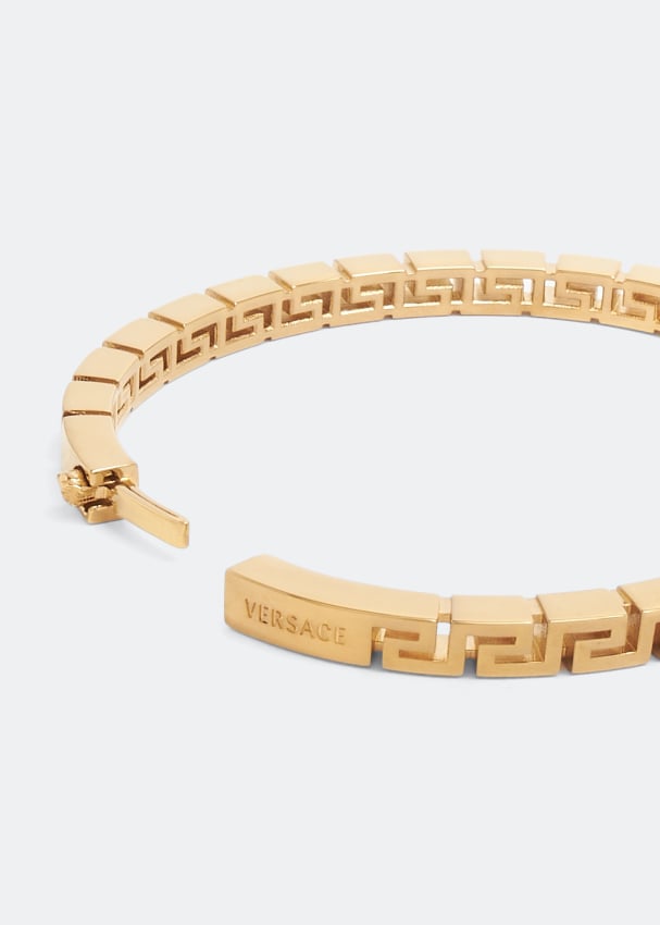 Versace Meander bangle bracelet for Men - Gold in UAE | Level Shoes