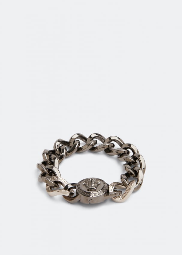 Versace Medusa chain bracelet for Men - Silver in UAE | Level Shoes