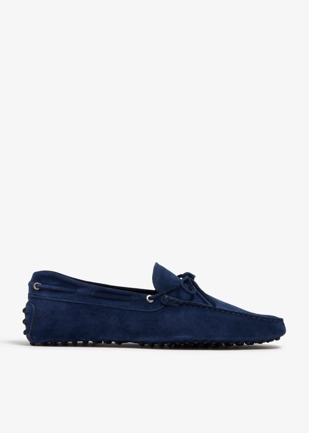 Suede driving loafers