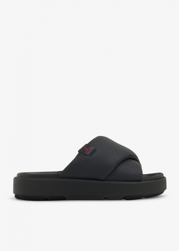 Nike Jordan Sophia slides for Women - Black in UAE | Level Shoes
