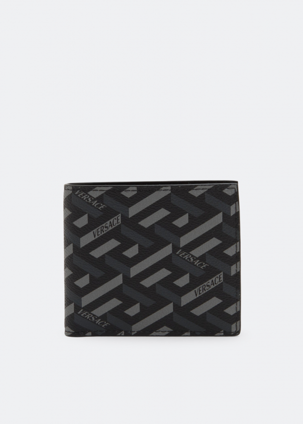 Versace La Medusa Bifold Leather Men's Wallet - Black 8053850880232 | eBay