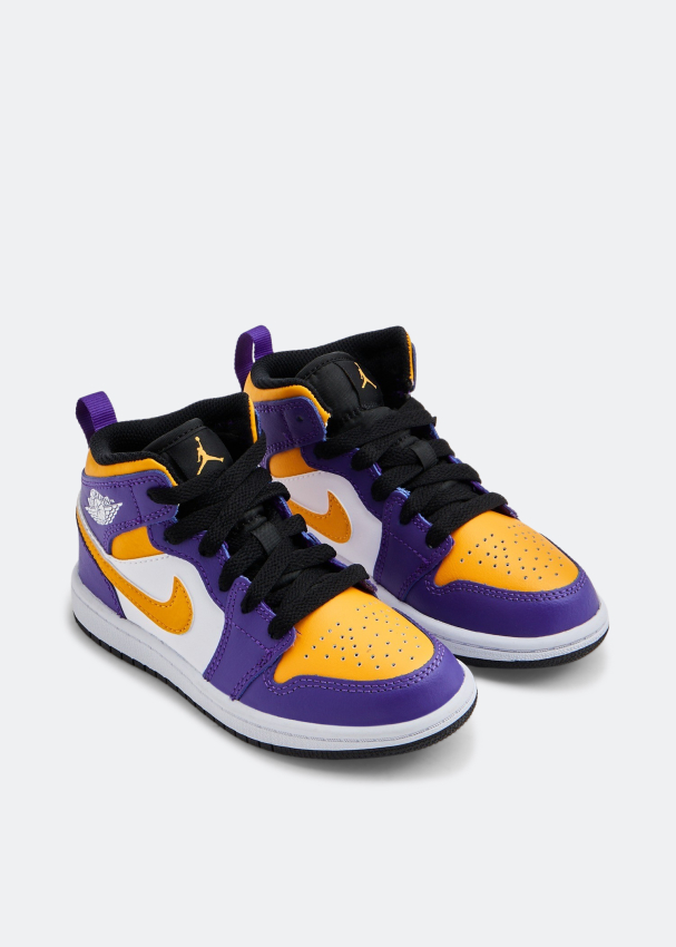 Nike Air Jordan 1 Mid sneakers for Unisex Purple in Oman Level Shoes