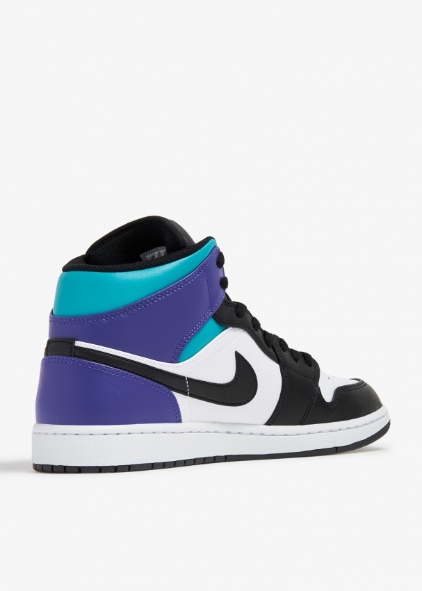 Nike Air Jordan 1 Mid 'Bright Concord' sneakers for Men - Multicolored ...