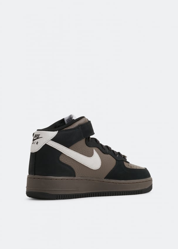 Mens nike air force 1 mid black hotsell
