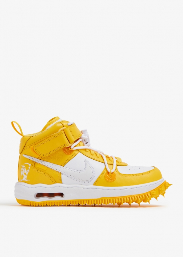 Nike x Off-White Air Force 1 Mid sneakers for Men - Yellow in UAE ...