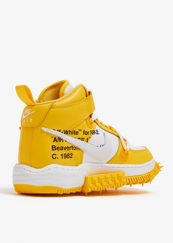 Nike x Off-White Air Force 1 Mid sneakers for Men - Yellow in UAE ...