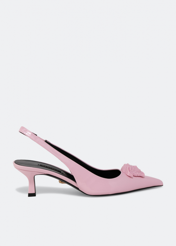 Versace La Medusa slingback pumps for Women - Pink in UAE | Level Shoes