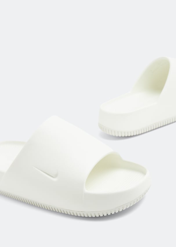 Nike Calm slides for Women - White in UAE | Level Shoes