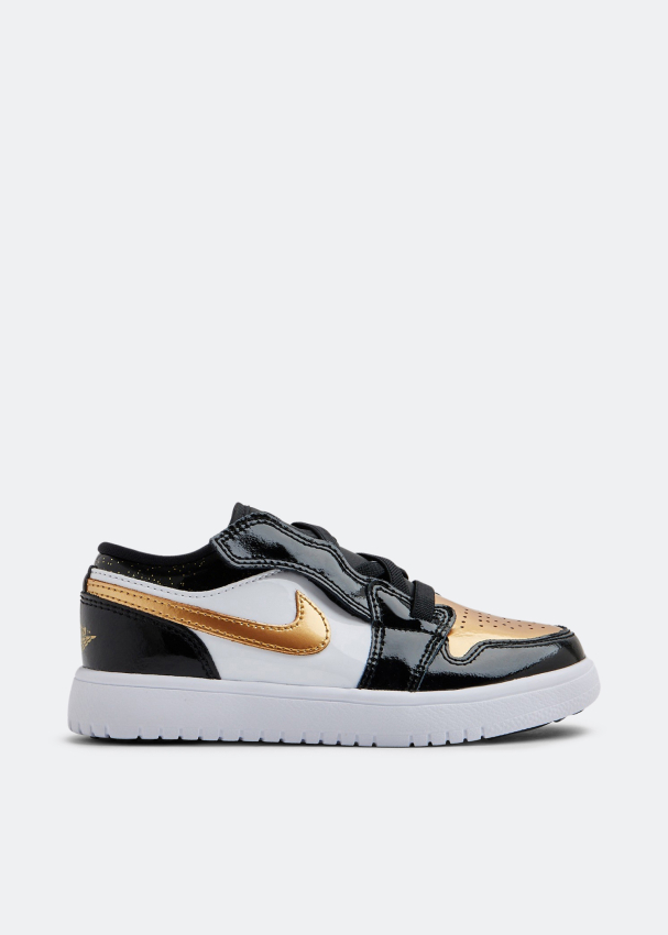 jordan 1 low black and gold