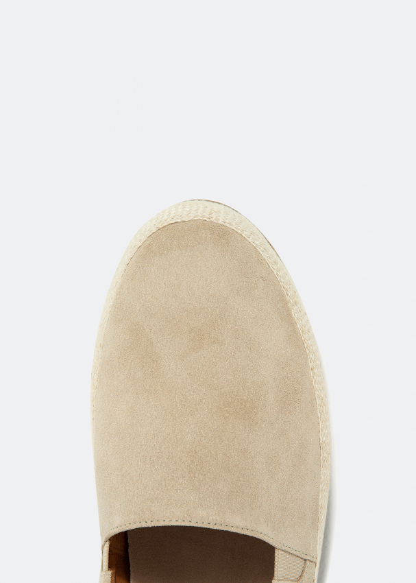 Mulo Suede espadrilles for Men Beige in UAE Level Shoes