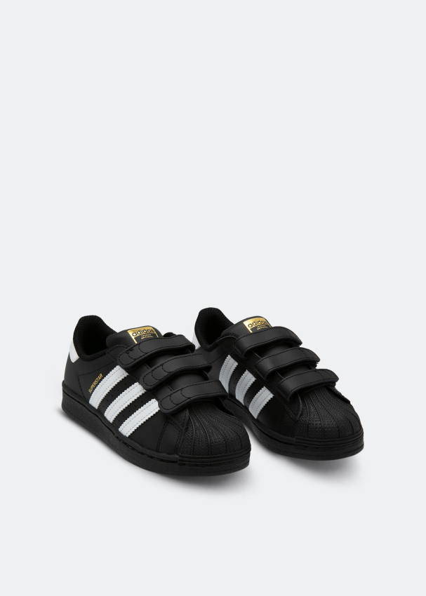 Adidas Superstar sneakers for Boy Black in UAE Level Shoes
