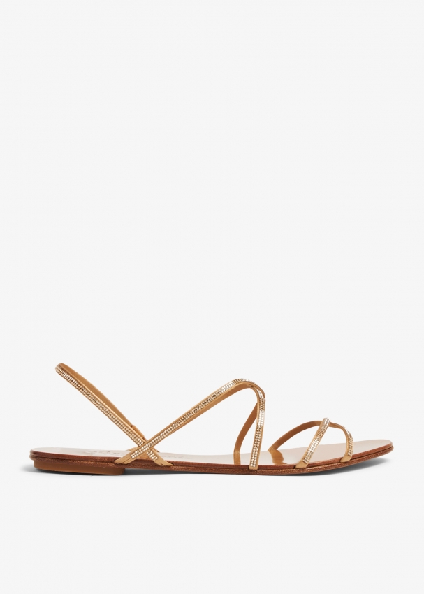 Pedro García Esme sandals for Women - Gold in UAE | Level Shoes