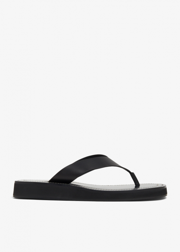 The Row Ginza sandals for Women - Black in UAE | Level Shoes