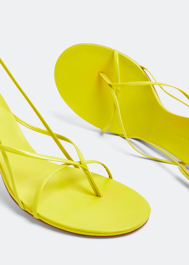 Studio Amelia Wishbone 90 heel sandals for Women - Yellow in UAE ...