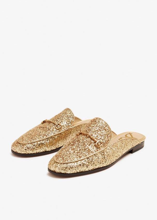 Sam edelman glitter loafers 2025