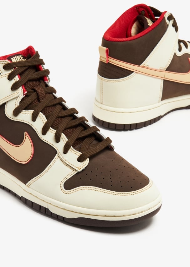 Nike Dunk Hi 'Baroque Brown' sneakers for Men - Brown in UAE | Level Shoes