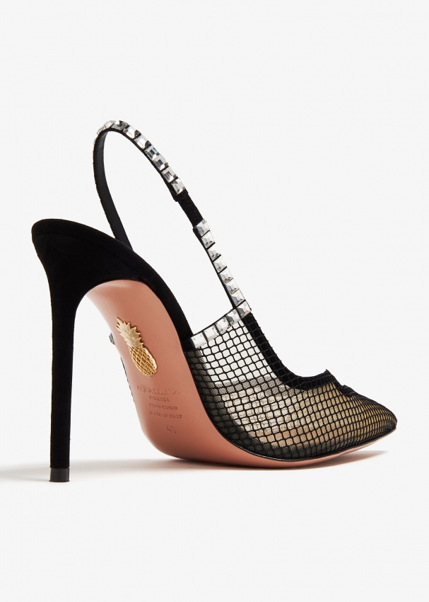 Aquazzura black heels shop