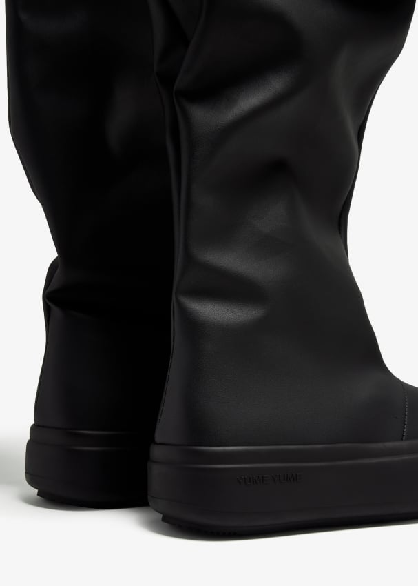 Yume Yume High Fisherman boots for Women - Black in UAE