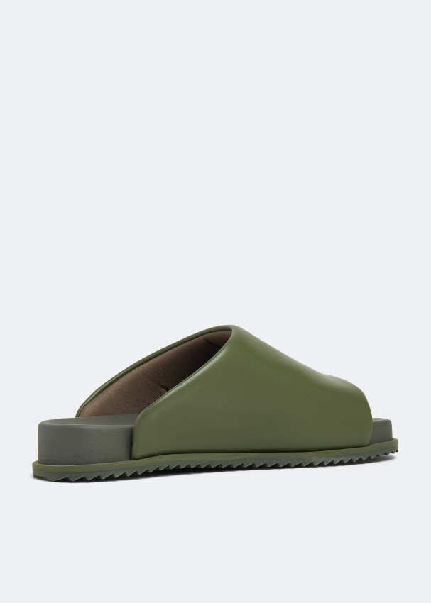 Yume Yume Finn slide sandals for Men - Green in UAE | Level Shoes
