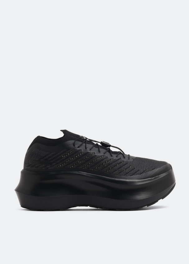 Comme des Garcons x Salomon Pulsar platform sneakers for Men Black in Qatar Level Shoes