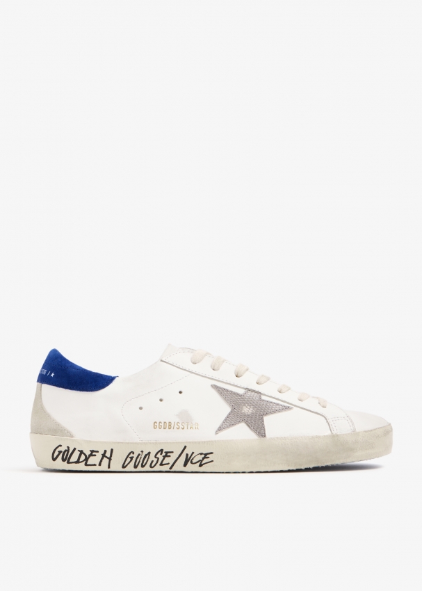 Golden Goose Super-Star sneakers for Men - White in KSA | Level Shoes