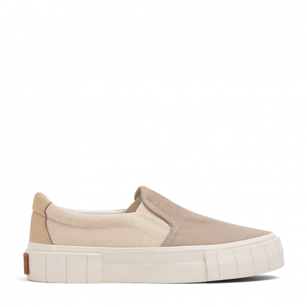 slip on beige shoes