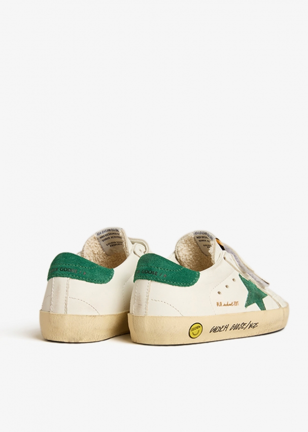 Golden Goose Old School sneakers for Boy - White in UAE | Level Shoes