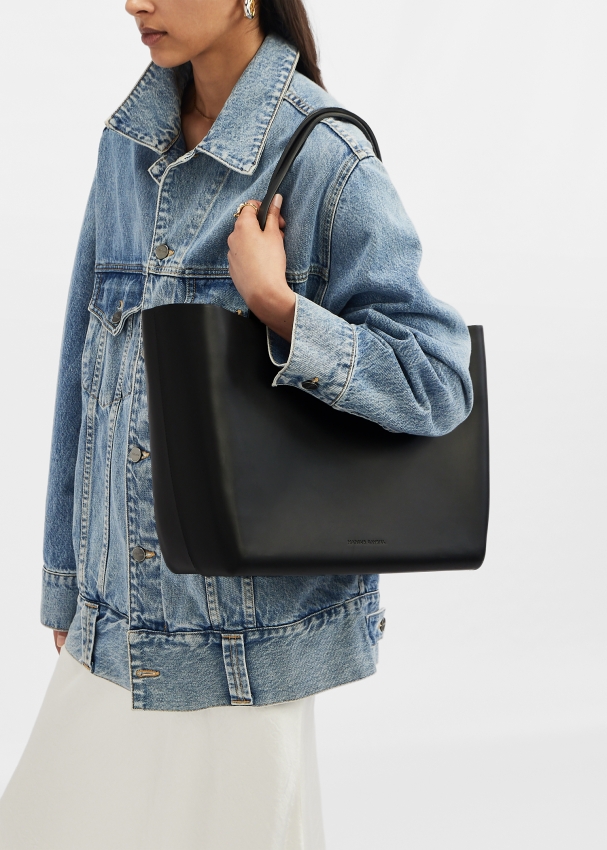 Mansur Gavriel Large tote bag for Women - Black in UAE | Level Shoes