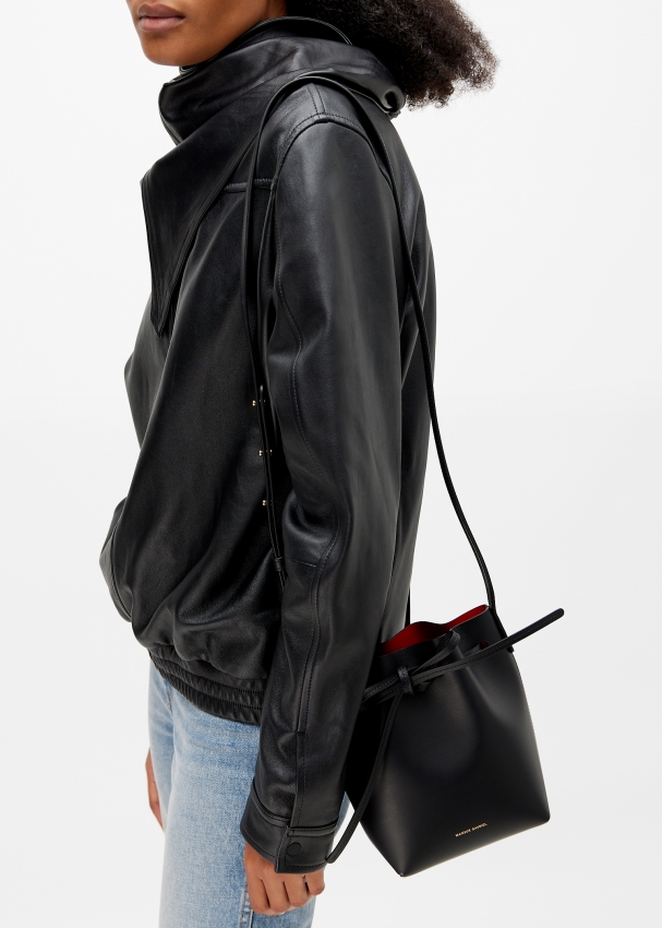 Mansur Gavriel Mini Mini Bucket bag for Women Black in KSA Level Shoes