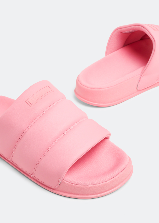 Adidas adilette pink slides 2025