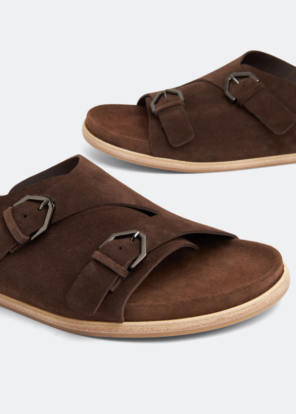 Hyusto Marvin sandals for Men - Brown in UAE | Level Shoes