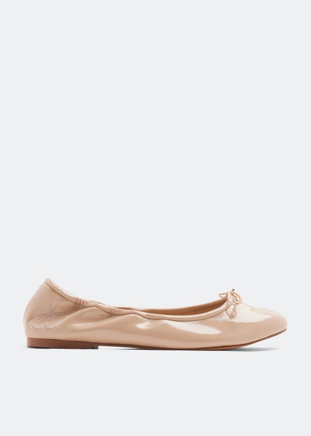 Sam edelman tan flats deals