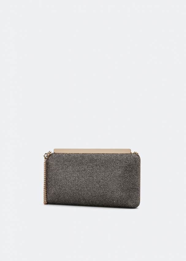 Jimmy Choo Ellipse Clutch Bag in Gray