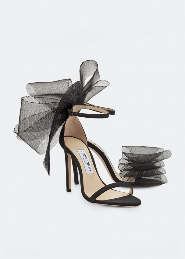Jimmy Choo Aveline 100 sandals for Women Black in KSA Level Shoes