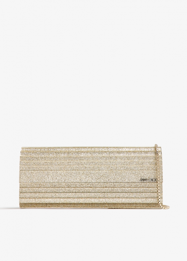 Jimmy choo gold clutch deals