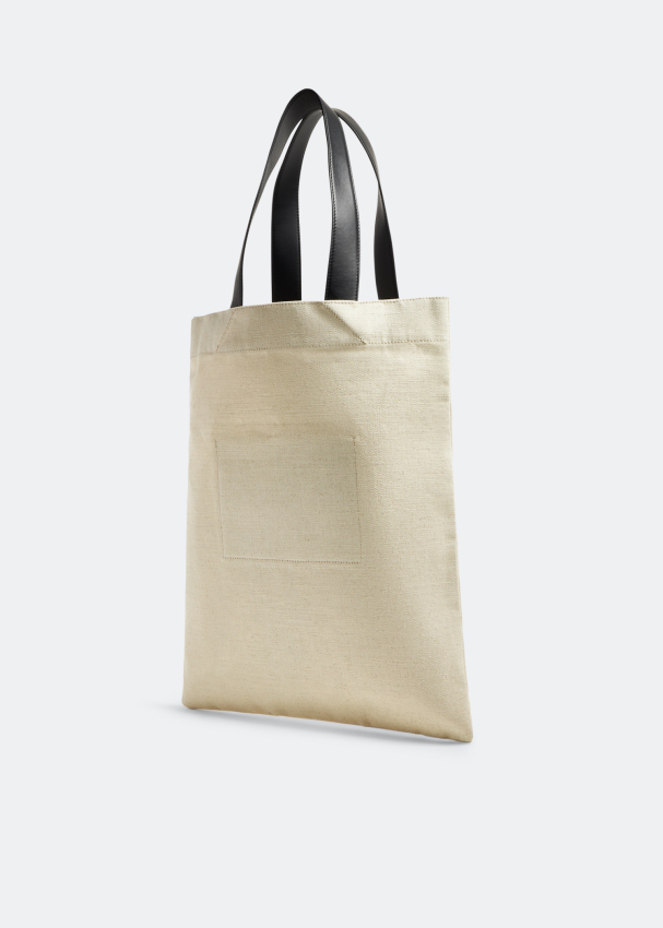 Jil Sander Flat medium shopper bag for Women - Beige in UAE Jil Sander Flat medium shopper bag for Women - Beige in UAE